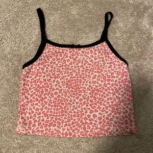 Brandy Melville cheetah print tank